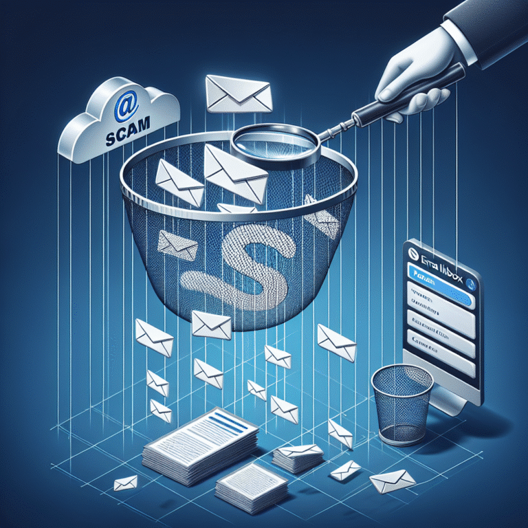 how to set up email filtering rules to catch common invoice scam emails effectively