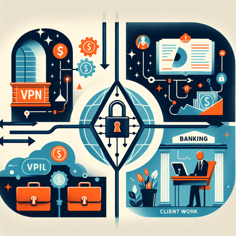 guide to securely using a vpn splitter tunnel for banking and client work simultaneously