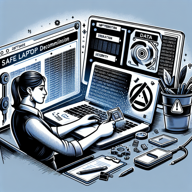 safe decommissioning of laptops for freelancers: how to wipe data securely