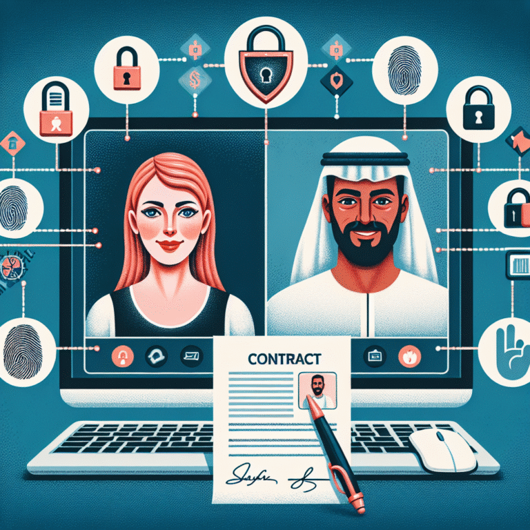 how to securely verify a client’s identity before starting a remote contract
